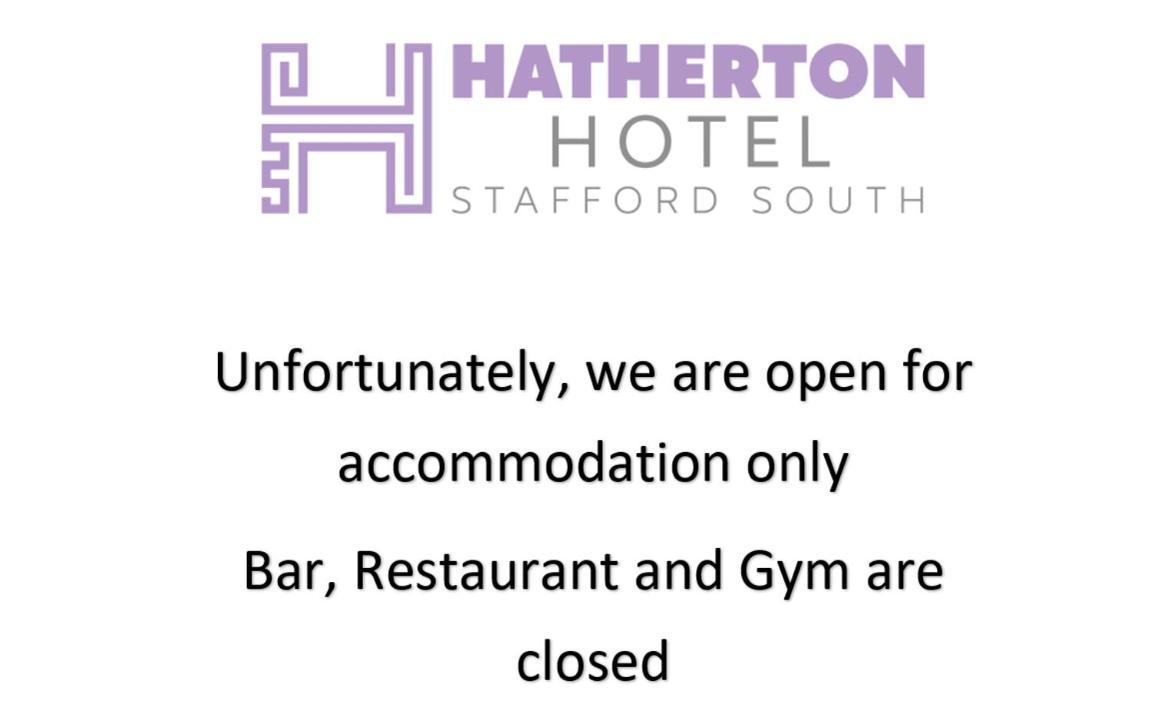Stafford South Hatherton Hotel Penkridge Esterno foto